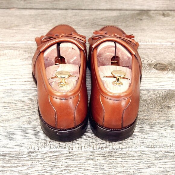 Allen Edmonds CHELSEA Loafer 9.5 D Chestnut * add $15 new Cedar Trees main image 11